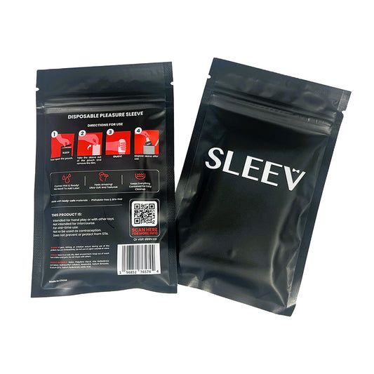 SLEEV Individual Pouch – Male Masturbation Sleeve – Clear