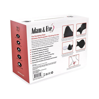 Adam & Eve The Rumbling Rider – Vibrating Toy – Black
