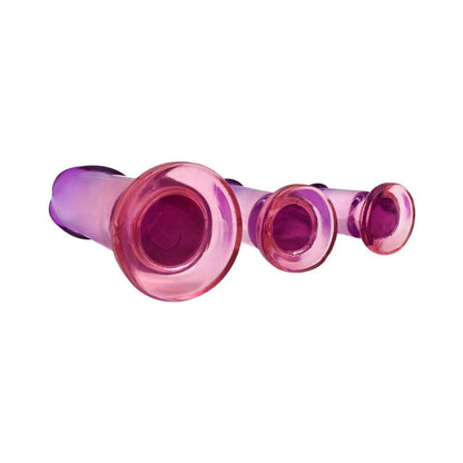 Adam & Eve Sunset Dreams Anal Plug Training Kit – Multi-Color – 3 Pack