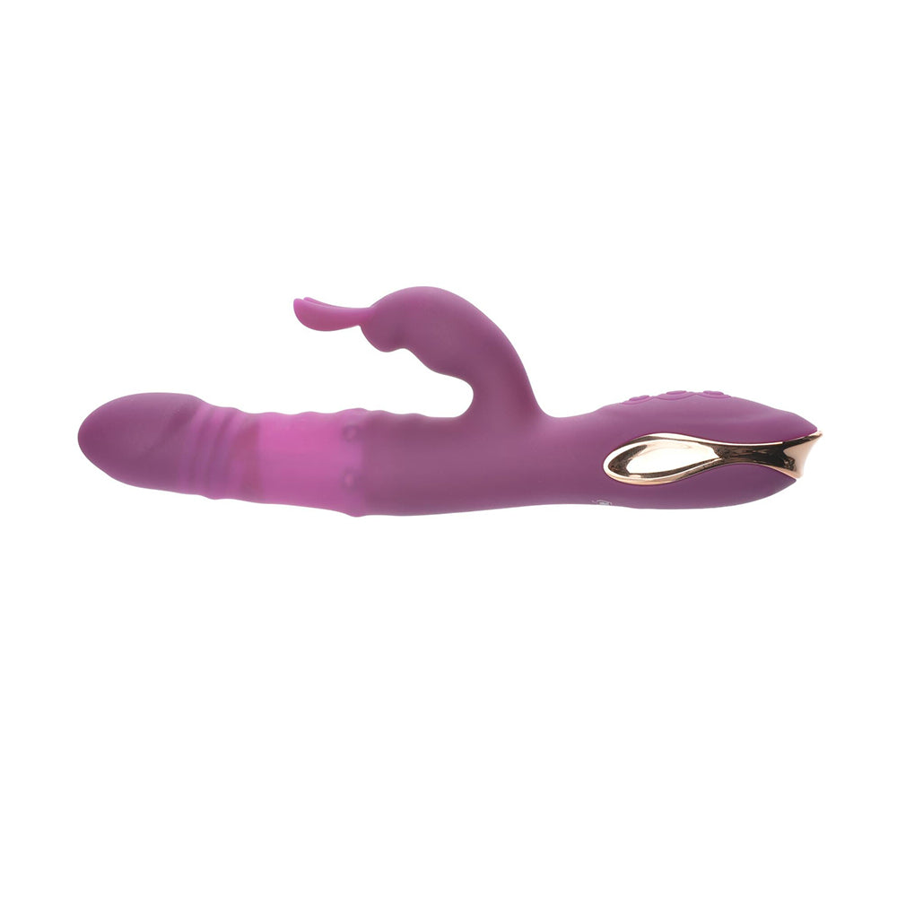 Adam & Eve Rose Gold G-Spot Rabbit Vibrator – Hot Pink