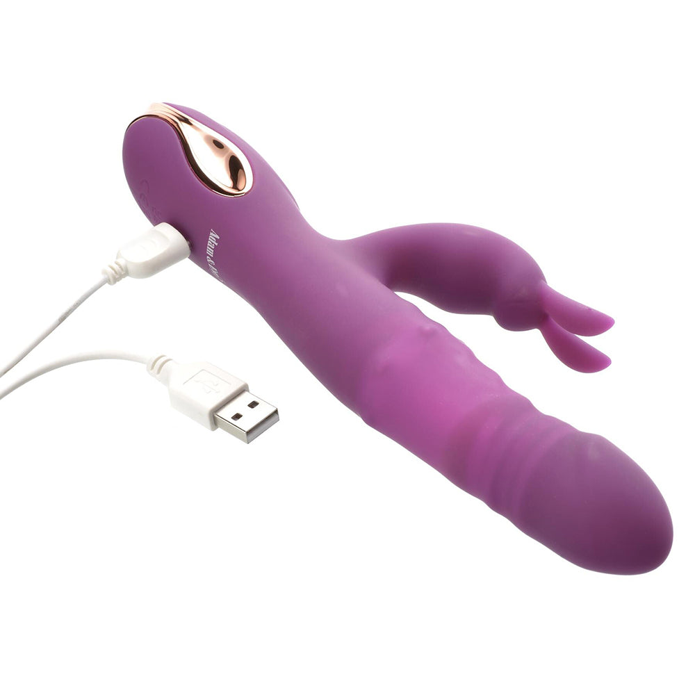 Adam & Eve Rose Gold G-Spot Rabbit Vibrator – Hot Pink