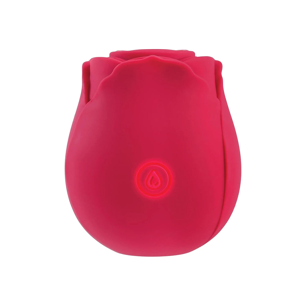 Adam & Eve Eve's Ravishing Suction Rose Clitoral Stimulator with Vibration - Red