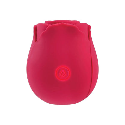 Adam & Eve Eve's Ravishing Suction Rose Clitoral Stimulator with Vibration - Red