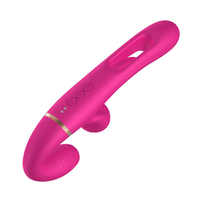 Adam & Eve Orgaz-Ohh-Matic Vibrating Stimulator with Kegel Bulb – Hot Pink