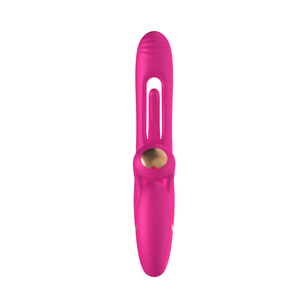 Adam & Eve Orgaz-Ohh-Matic Vibrating Stimulator with Kegel Bulb – Hot Pink
