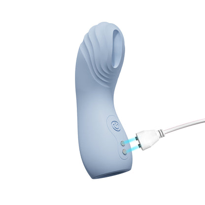 Adam & Eve Cum To Me Finger Vibrator – Periwinkle