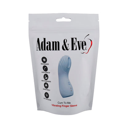 Adam & Eve Cum To Me Finger Vibrator – Periwinkle
