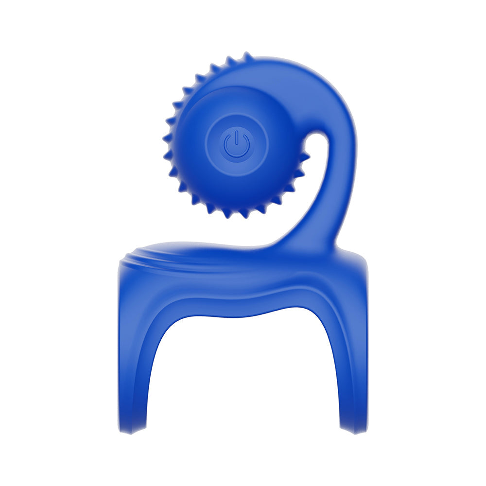 Adam & Eve Vibrating Couples Cage – Blue – Couples Penis Cage with 10 Vibration Modes