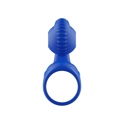 Adam & Eve Vibrating Couples Cage – Blue – Couples Penis Cage with 10 Vibration Modes