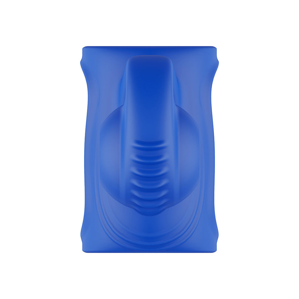 Adam & Eve Vibrating Couples Cage – Blue – Couples Penis Cage with 10 Vibration Modes