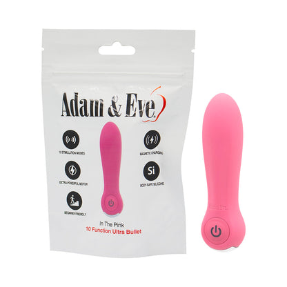 Adam & Eve In The Pink Ultra Bullet - Hot Pink - 10 Stimulation Modes