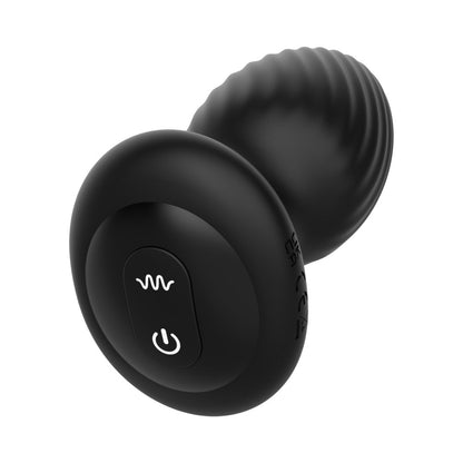 Nexus Tornado Large Rotating and Vibrating Butt Plug with Remote Control – Black