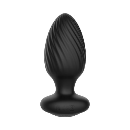 Nexus Tornado XL Rotating and Vibrating Butt Plug with Remote Control - Black