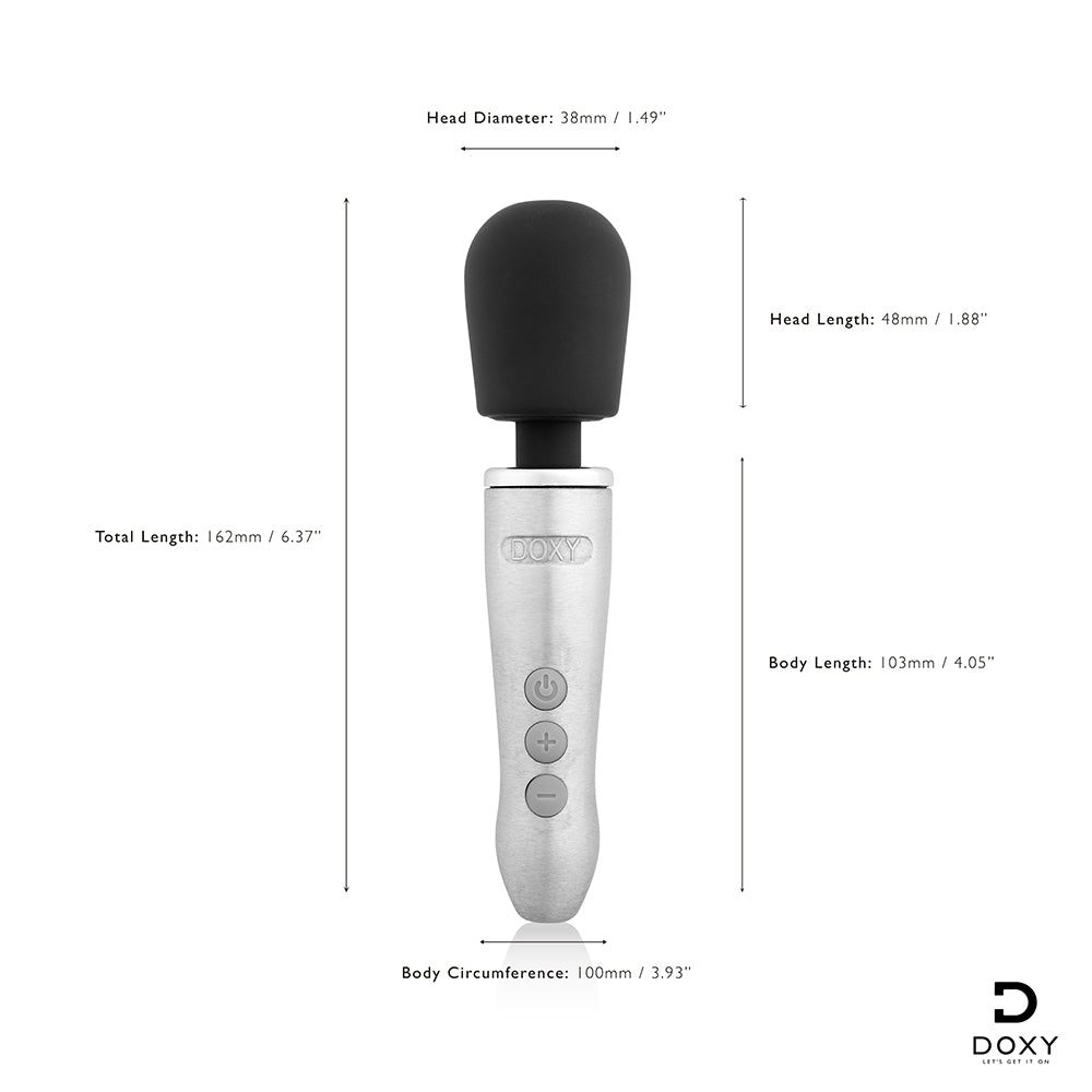 Doxy Go Travel-Sized Wand Massager – Multi-Color
