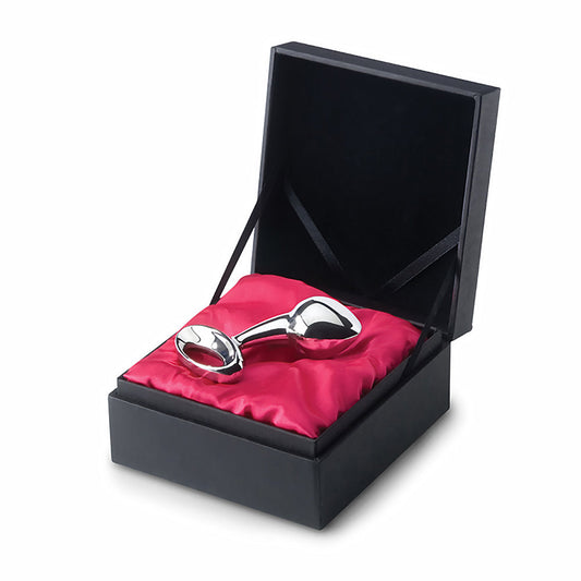 Njoy Pure Plug Medium - Stainless Steel Anal Plug - Silver