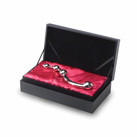 Njoy Fun Wand Stainless Steel Massager – Silver