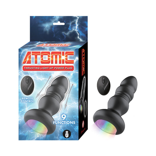 Nasstoys Atomic Thrusting Light-Up Power Plug – Black – Remote Control