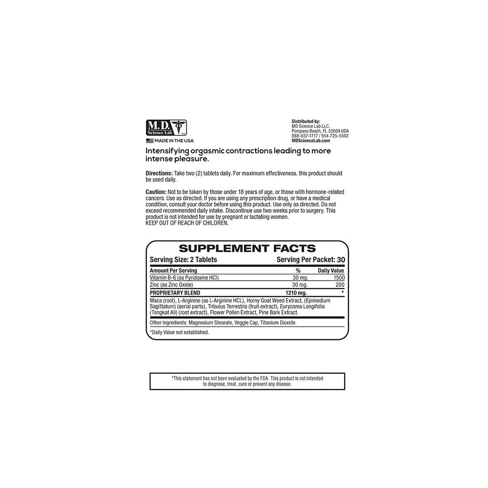 Swiss Navy Climax For Her 60ct - Female Enhancement Supplement
