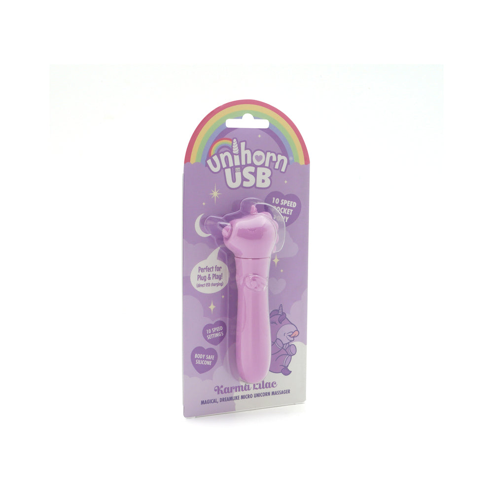 Unihorn USB Bullet Karma - Vibrating Bullet - Lilac