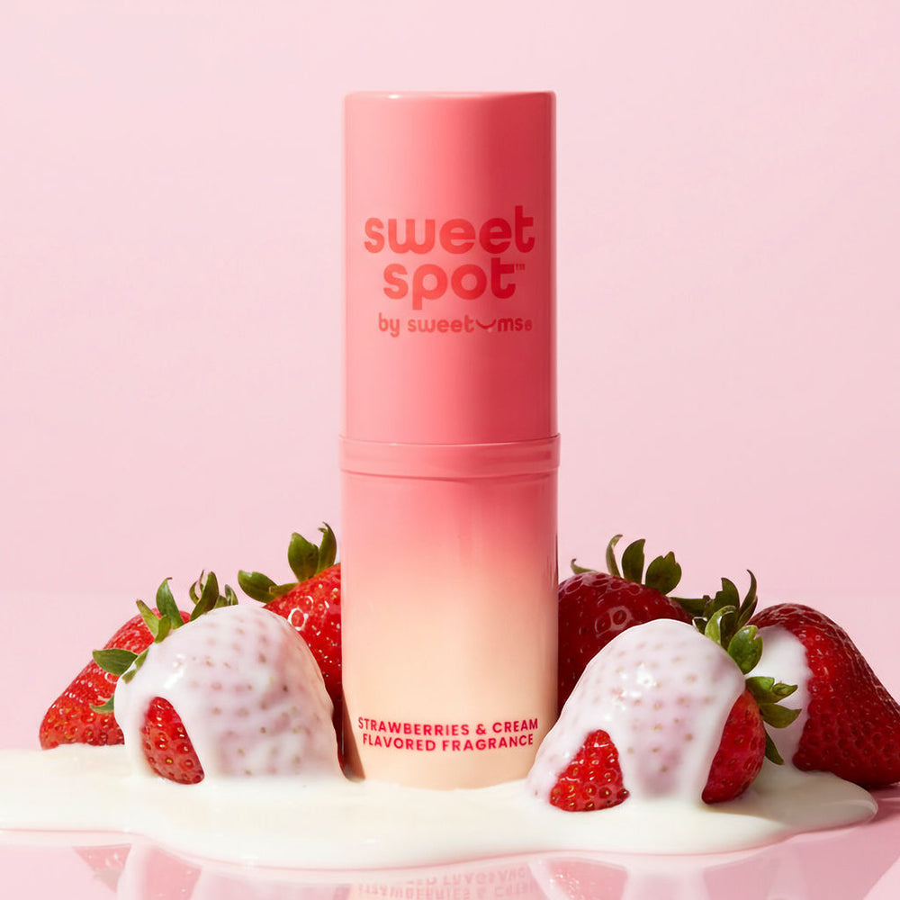 Sweetums Sweet Spot Flavored Fragrance Stick – Strawberries & Cream