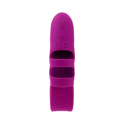Playboy Lend A Hand Dual Motor Vibrator – Purple