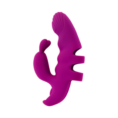 Playboy Lend A Hand Dual Motor Vibrator – Purple