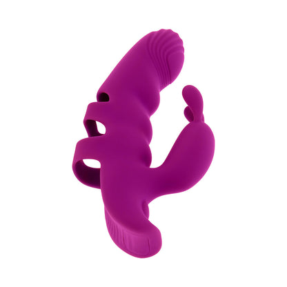 Playboy Lend A Hand Dual Motor Vibrator – Purple