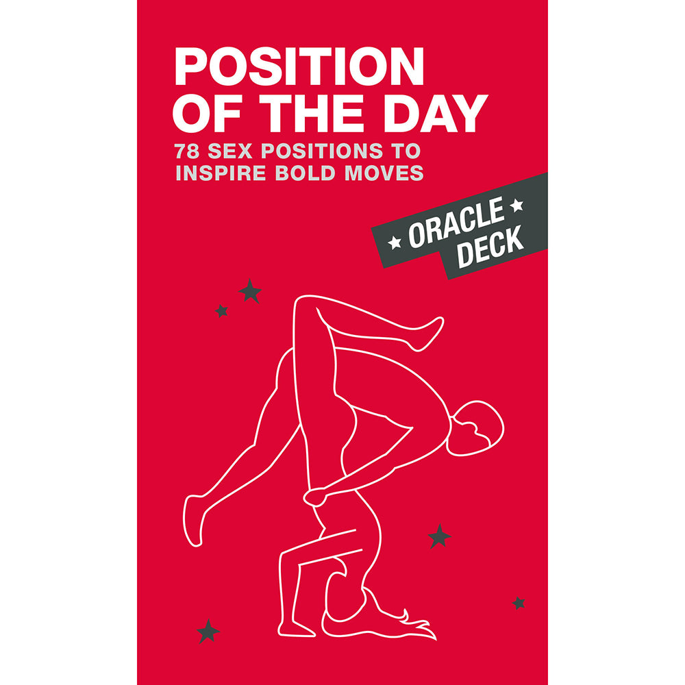Position of the Day Oracle Deck – 78 Illustrated Sex Positions – Red