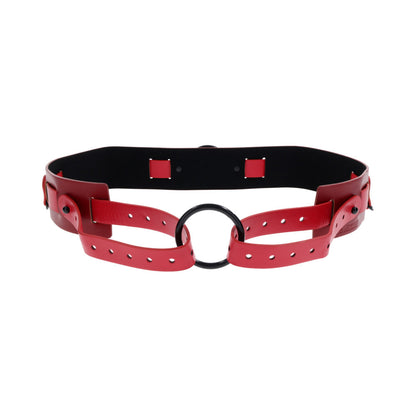 Sportsheets Ex's & Oh's Bound and Belted Restraint - Red