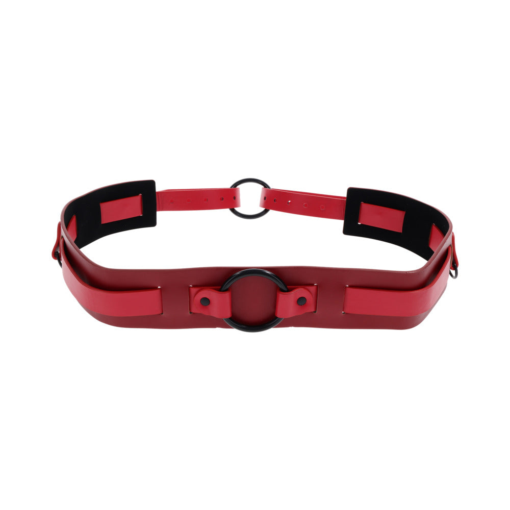 Sportsheets Ex's & Oh's Bound and Belted Restraint - Red