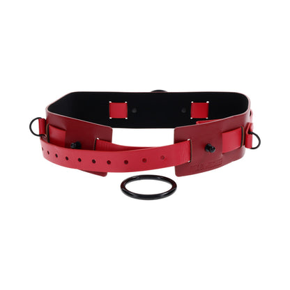Sportsheets Ex's & Oh's Bound and Belted Restraint - Red