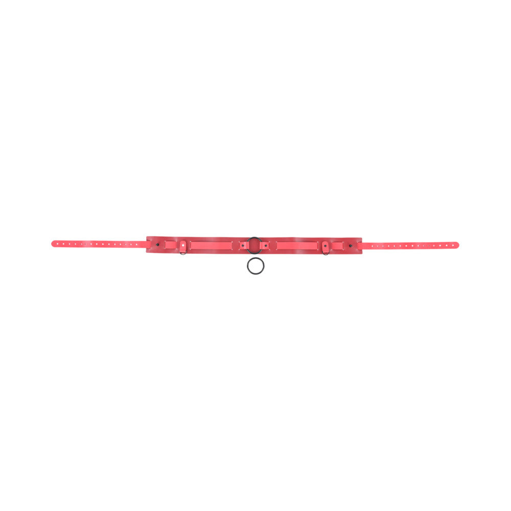 Sportsheets Ex's & Oh's Bound and Belted Restraint - Red