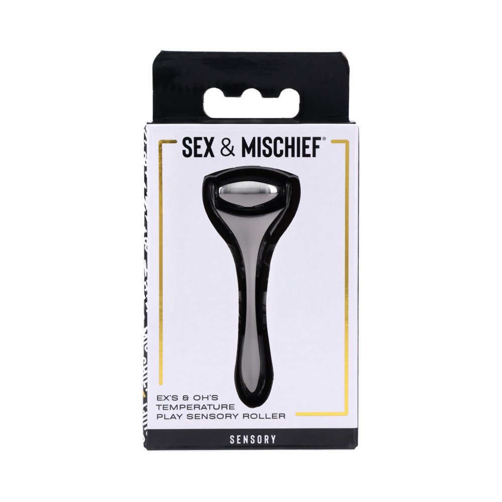 Sportsheets Ex's & Oh's Temperature Play Sensory Roller - Gunmetal