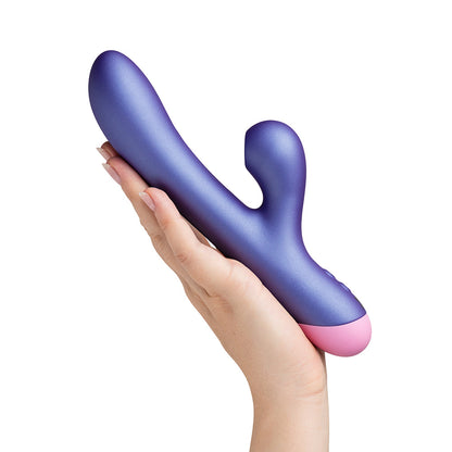 ROMP Pulse Pleasure Air Rabbit Vibrator with Dual Motors - Purple