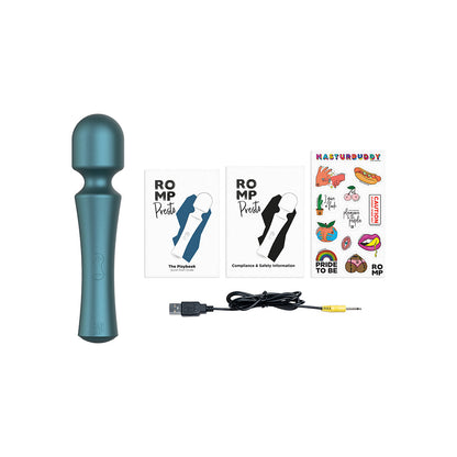 ROMP Presto Mini Cordless Wand Vibrator – Green
