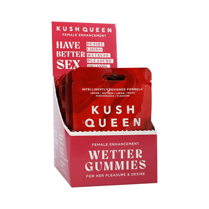 Kush Queen Wetter Gummies Female Enhancement – 12-Piece Display