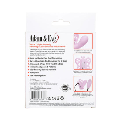 Adam & Eve Venus G-Spot Butterfly Vibrator – Periwinkle