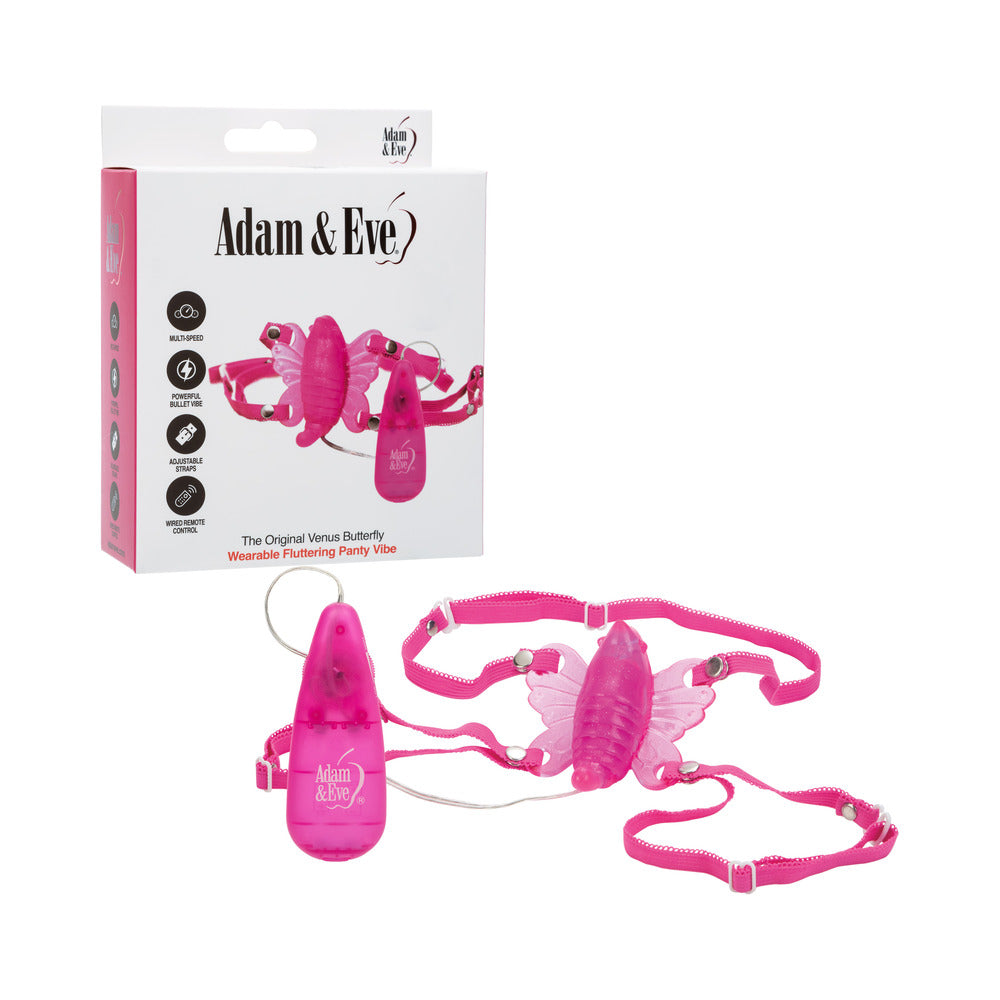 Adam & Eve Original Venus Butterfly Vibrator – Hot Pink