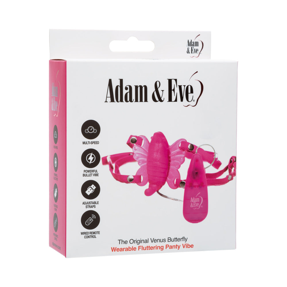 Adam & Eve Original Venus Butterfly Vibrator – Hot Pink