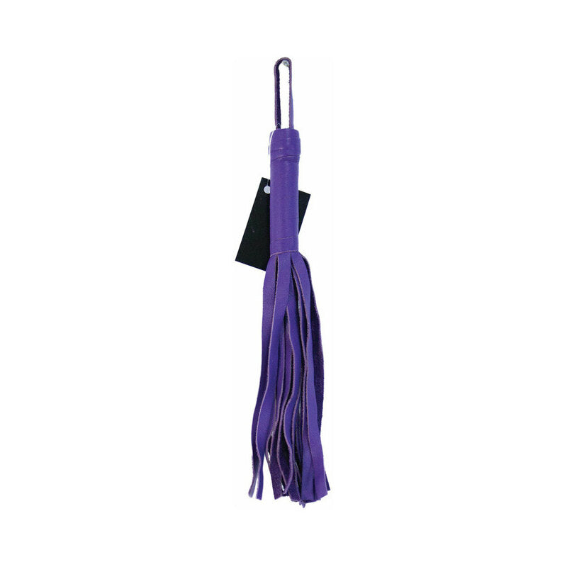 Foxtails Soft Flogger 12 in. Leather - Purple