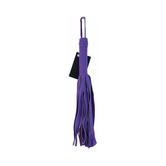 Foxtails Soft Flogger 12 in. Leather - Purple