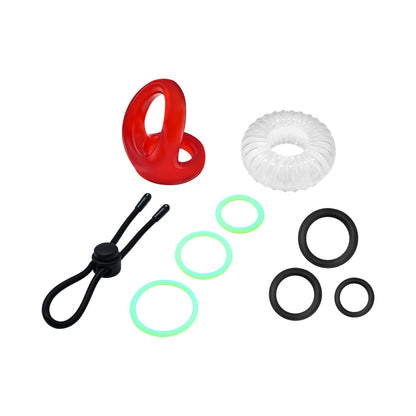 Adam & Eve Family Jewels Silicone Ring Set – Multi-Color