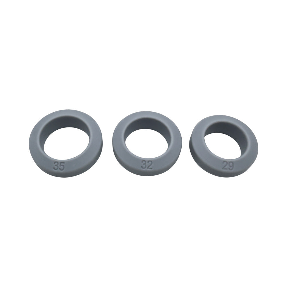 Adam & Eve 3 Piece Comfort Penis Enhancer Rings Set – Gray