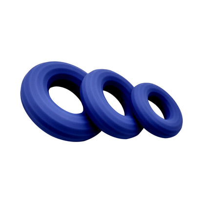 Adam & Eve Chubbies Extra-Thick Penis Enhancement Rings – Blue