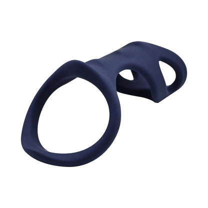 Adam & Eve Adam's Ribbed Cage Erection Enhancer – Black