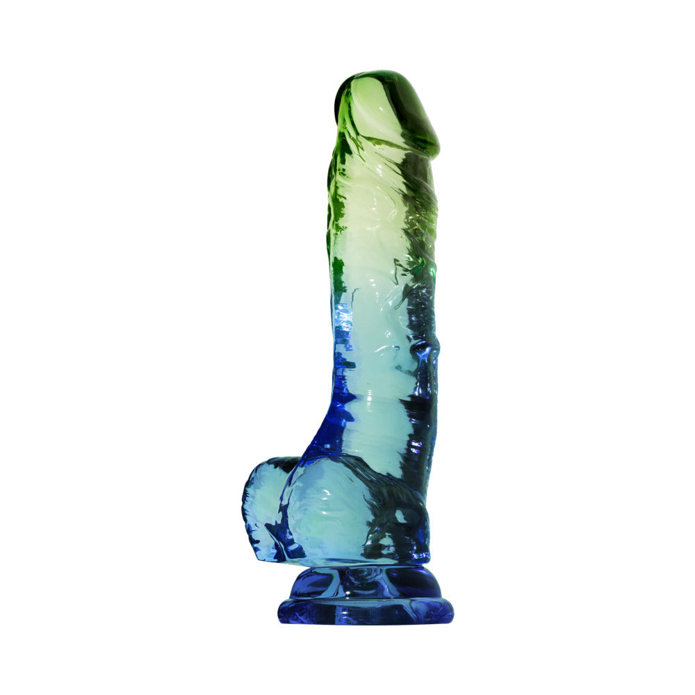 Adam & Eve Seaside Dreams Realistic Dildo 7.5 in. Multi-Color