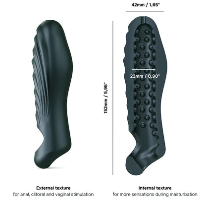 MAN WAN Ryzer Penis Extender and Soft Masturbating Sleeve – Gray