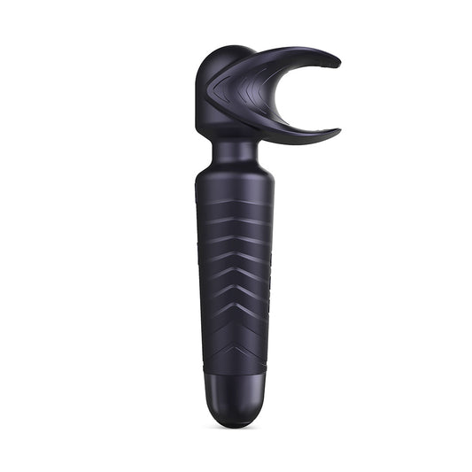 MAN WAN Man.Wand EVO 2-in-1 Frenulum Stimulator & Wand – Black Plum