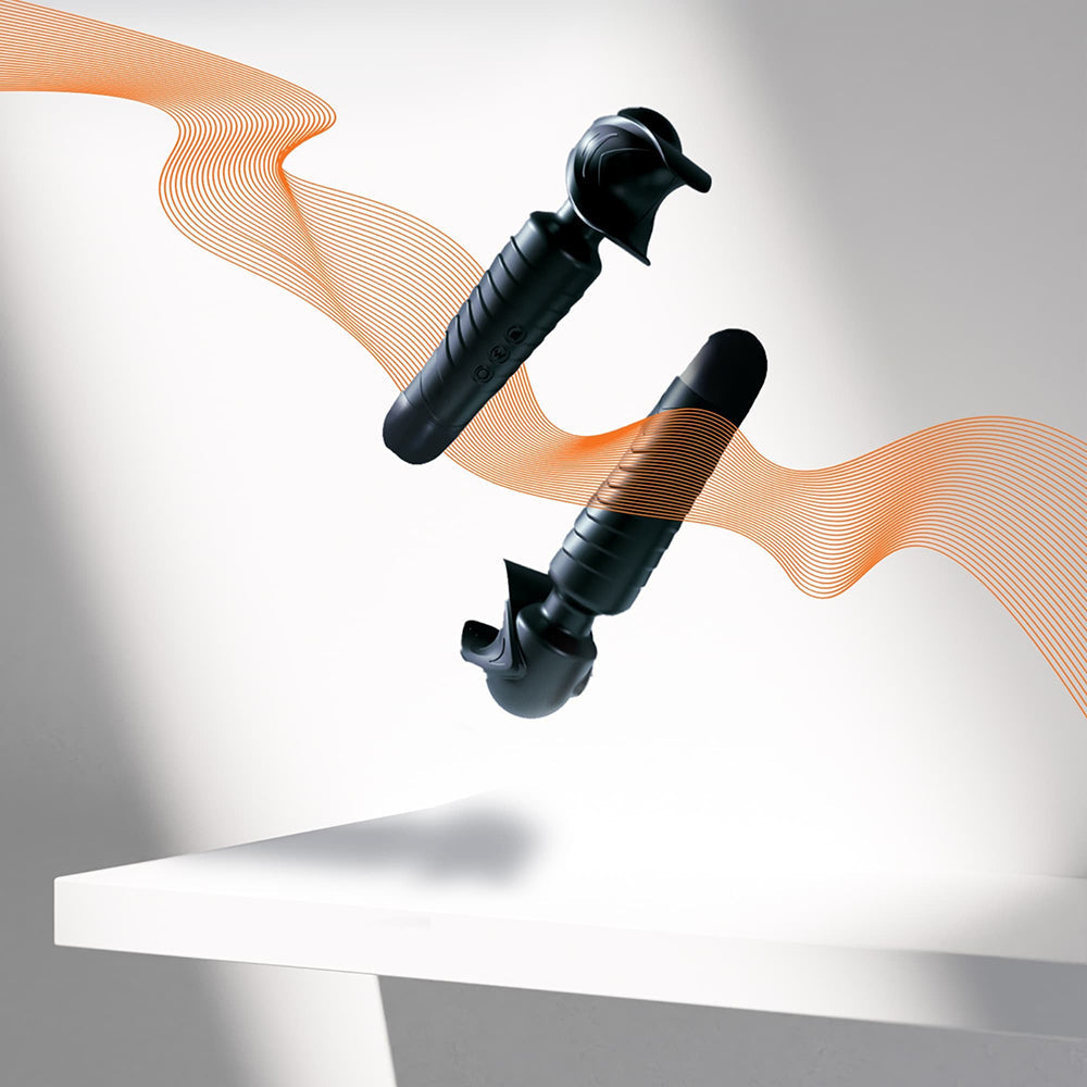 MAN WAN Man.Wand EVO 2-in-1 Frenulum Stimulator & Wand – Crescendo Function – Gray