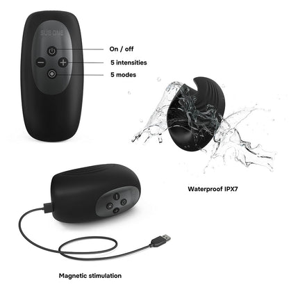 MAN WAN Sub One Tapping Stimulator – Black